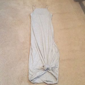 Forever21 gray maxi dress